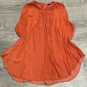 Witchery Orange Trapeze Tank top Size 12